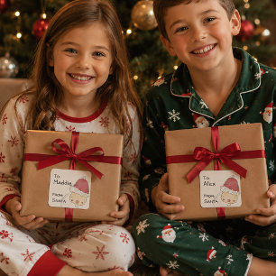Personalized Santa Gift Tags