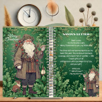 Personalized Santa Letter North Pole Greenery Xmas
