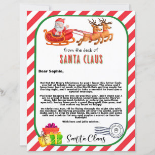 Personalized Santa Letter to Kids Custom Message