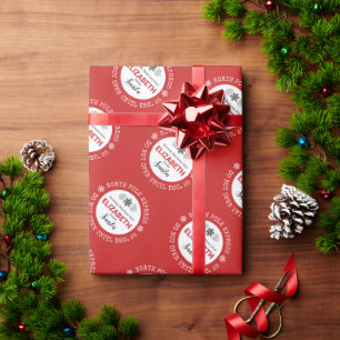 Personalized Santa North Pole Express Wrapping Paper