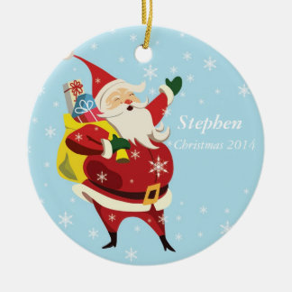 Personalized Santa Ornament