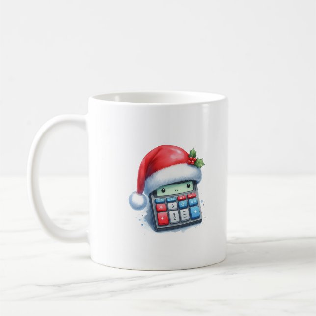 Personalized Santa's Favourite Accountant Coffee Mug (Left)