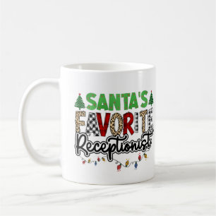Personalized Santa's Favourite Receptionist  Coffee Mug