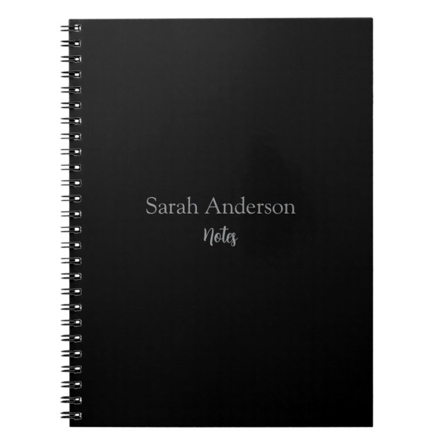 Personalized Sarah Notes Spiral Notebook Journal (Front)