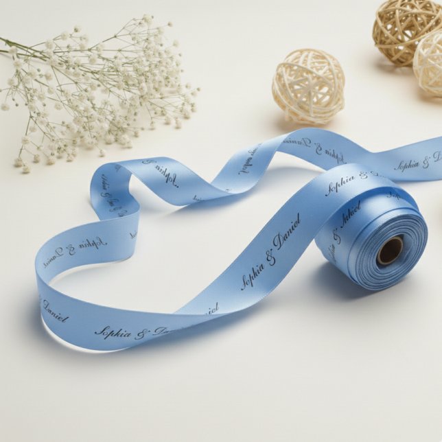Personalized Satin Ribbon with Custom Text (Creator Uploaded)