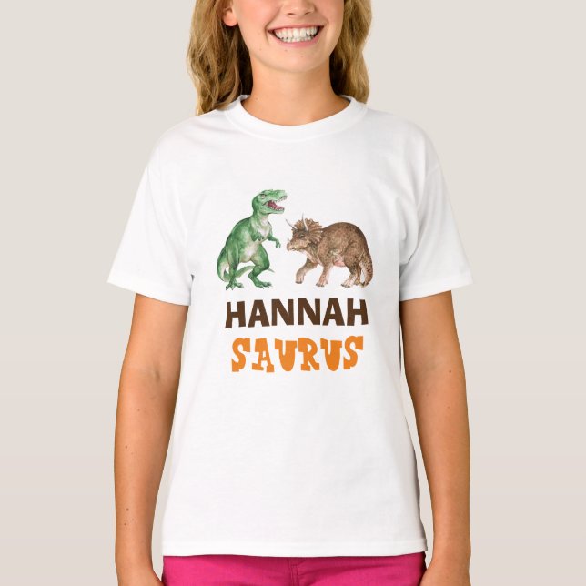 Personalized Saurus T Shirt (Front)