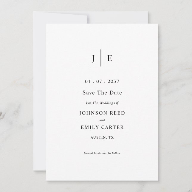 Personalized save the date (Front)