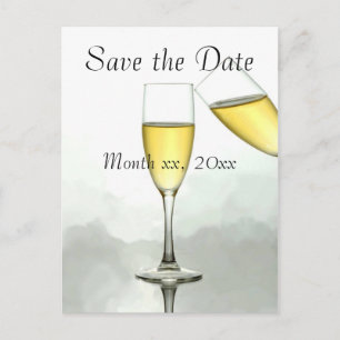 Personalized Save the Date Announcement Postcard