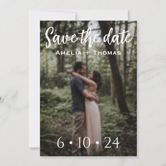 personalized save the date invitations (Front)
