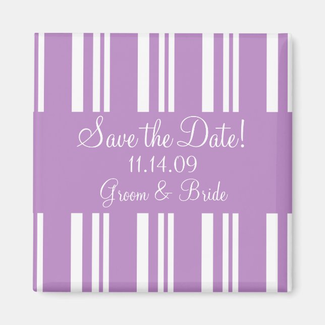 Personalized Save the Date Magnet (Front)