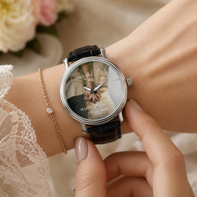 Personalized Save the Date Photo Wedding Favour Watch (Personalized Save the Date Photo Wedding Favor Watch, Wedding Favor Ideas)
