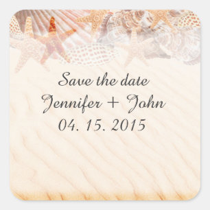 Personalized save the date stickers