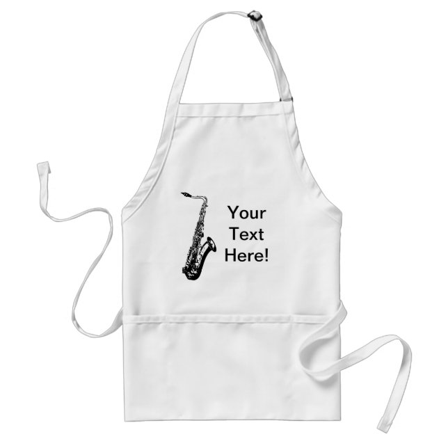 Personalized Saxophone Standard Apron (Front)