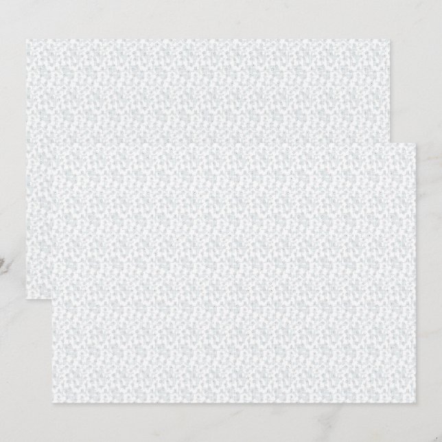Personalized Scandinavian Gift Wrap Holiday Card (Front/Back)