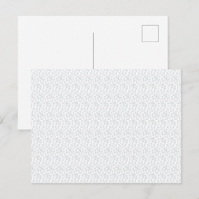 Personalized Scandinavian Gift Wrap Holiday Postcard (Front/Back)