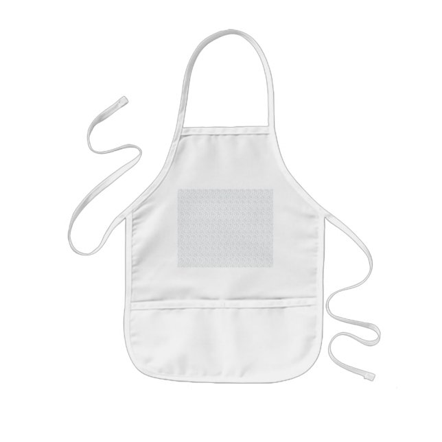 Personalized Scandinavian Gift Wrap Kids Apron (Front)