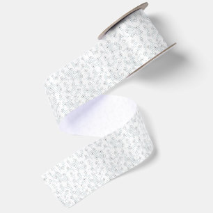 Personalized Scandinavian Gift Wrap Satin Ribbon