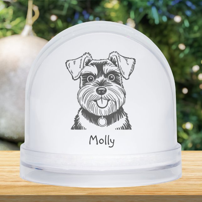 Personalized Schnauzer Dog Christmas (Créateur téléchargé)