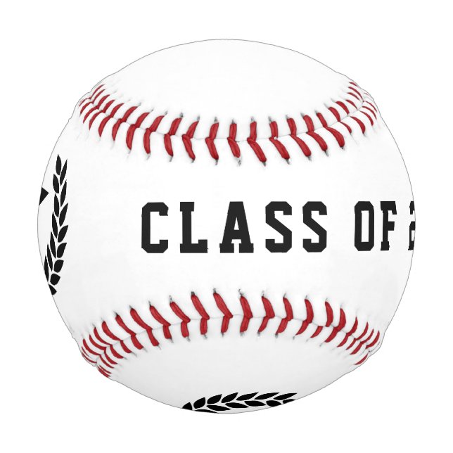 Personalized School and College Graduation  Baseball (Back)