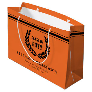 Personalized School and University Graduation  Large Gift Bag