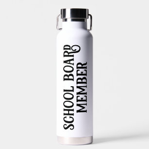Personalized School Board Member Water Bottle