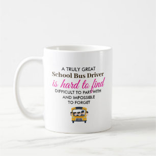 Personalized School Bus Driver Appreciation Gift Coffee Mug