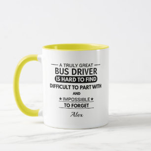 Personalized School Bus Driver Coffee Mug