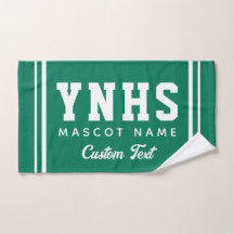 Personalized School Colors & Initials, Team Spirit