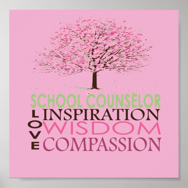 Personalized School Counsellor Posters (Front)