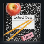 Personalized School Days 1.5" Photo Album Binder<br><div class="desc">Personalize your favourite student a scrapbook with this binder/photo album - customize and personalize as you please!</div>