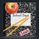 Personalized School Days 1.5" Photo Album Binder<br><div class="desc">Personalize your favourite student a scrapbook with this binder/photo album - customize and personalize as you please!</div>