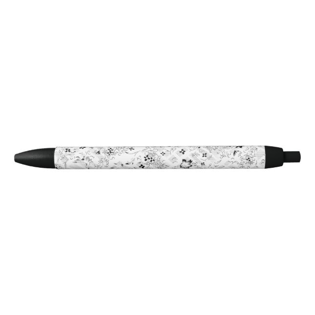 Personalized School Essentials Black Ink Pen (Front)