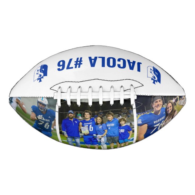 Personalized School Logo Football Gift (Front)