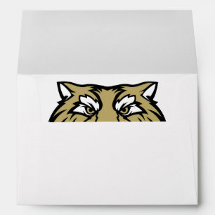 Personalized School Mascot White Graduation Envelope