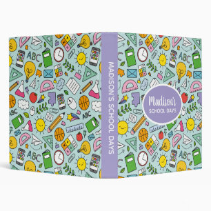 Personalized School Memories Binder