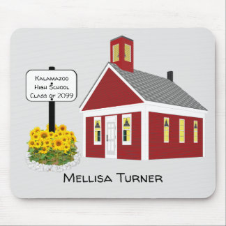 Personalized School Mouse Pad One Room Schoolhouse