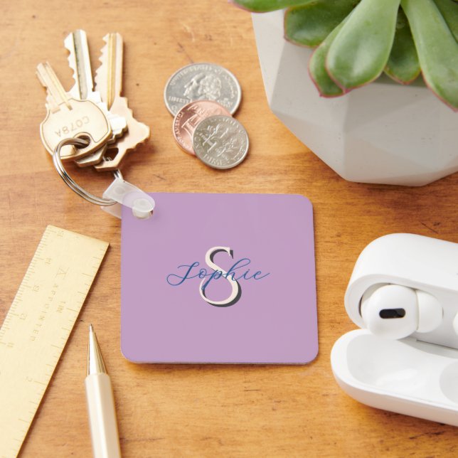 Personalized School Name Monogram for couple  Keychain (Desk)