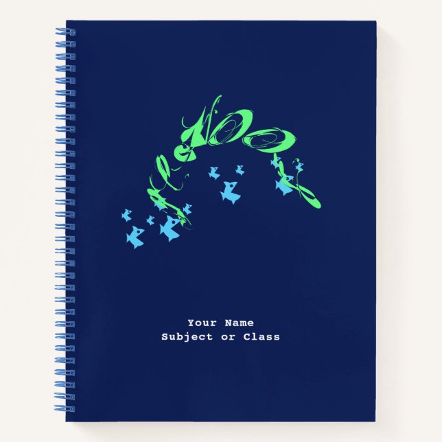 Personalized School Notebook (Front)