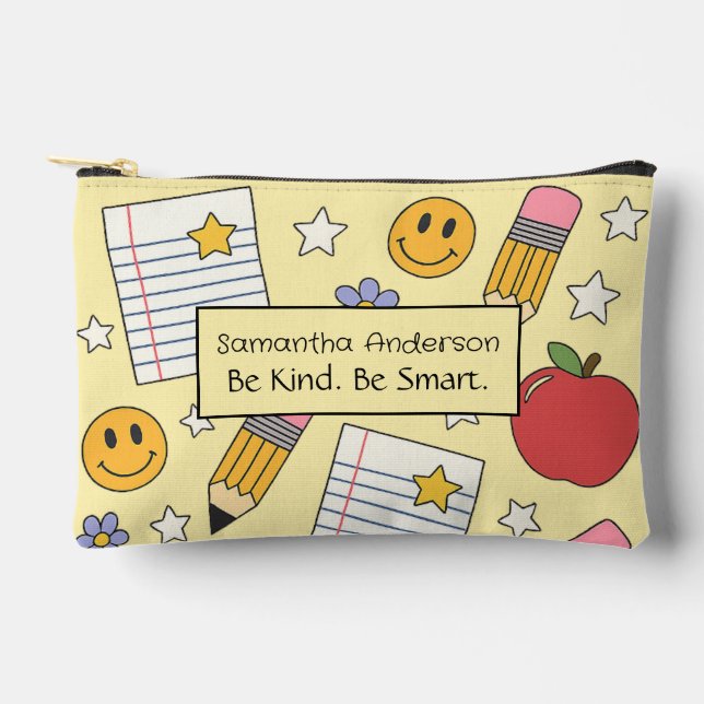 Personalized School Supply Pouch – Small Size (Front)