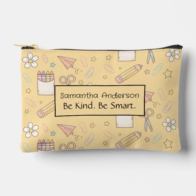 Personalized School Supply Pouch – Small Size (Front)