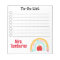 Personalized school supply rainbow teacher to-do