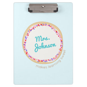 Personalized School Teacher Clipboard