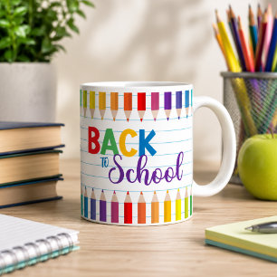 Personalized school teacher coffee mug