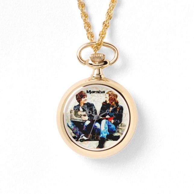 Personalized School Themed Teens Collage Watch (Front)