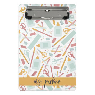 Personalized School Tools Mini Clipboard