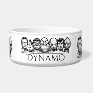 Personalized Sci-Fi Ceramic Pet Bowl