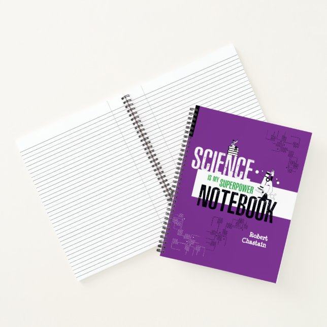 Personalized Science Biology Laboratory Notebook (Inside)