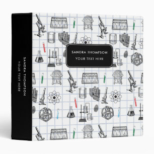 Personalized Science Chemistry Scientist Pattern Binder