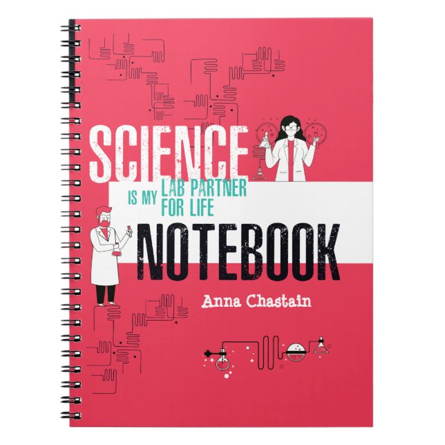 Personalized Science Physics Lab Notebook (Front)