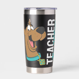 Personalized   Scooby-Doo Happy Face Teacher Insulated Tumbler
